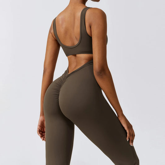 Motion V Back Jumpsuit
